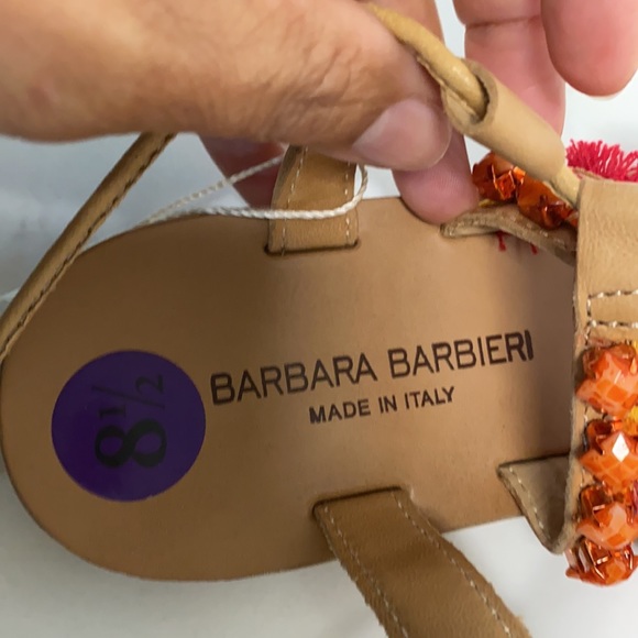 COPY - Anthropology Barbara barbieri tassel Pom lace Gladiator Sandal - Picture 14 of 16